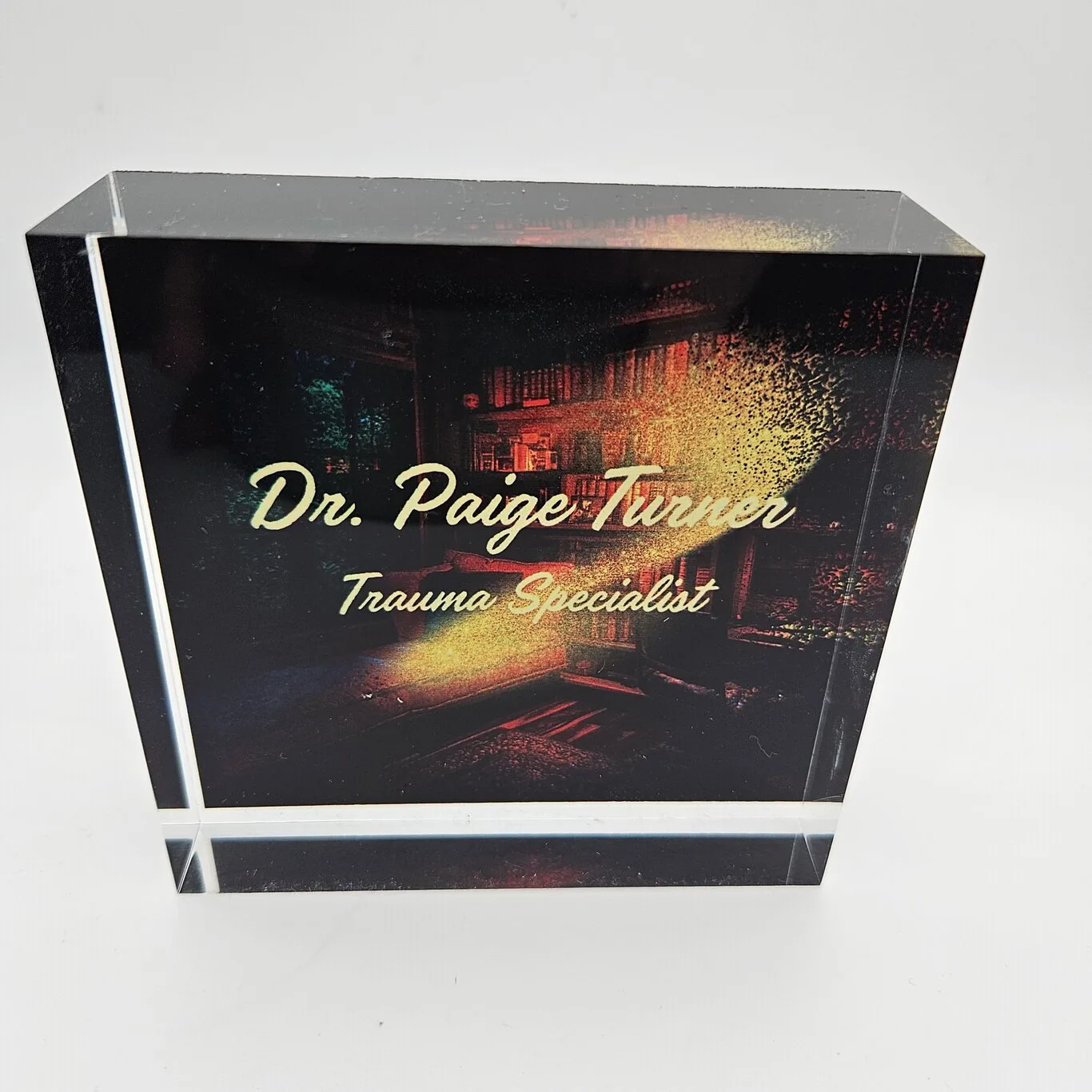 Desktop and Shelf Name Sign