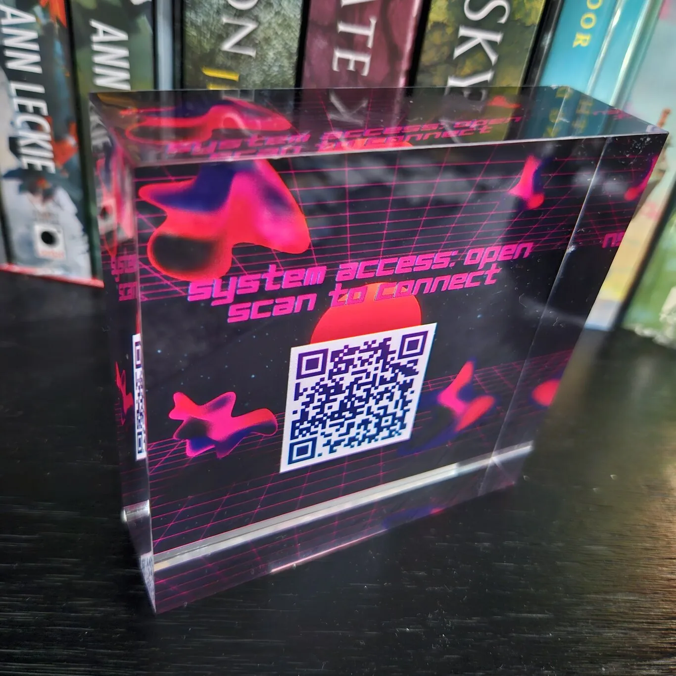 WiFi and QR Code Sign